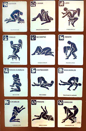 Zodiac Sex Positions Poster